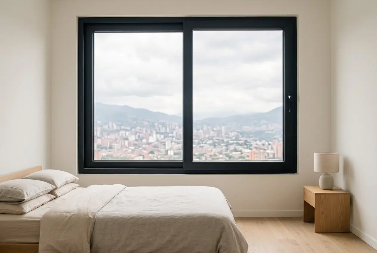 Cambio de ventanería en habitación — después